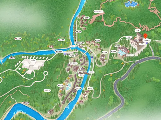 江都结合景区手绘地图智慧导览和720全景技术，可以让景区更加“动”起来，为游客提供更加身临其境的导览体验。